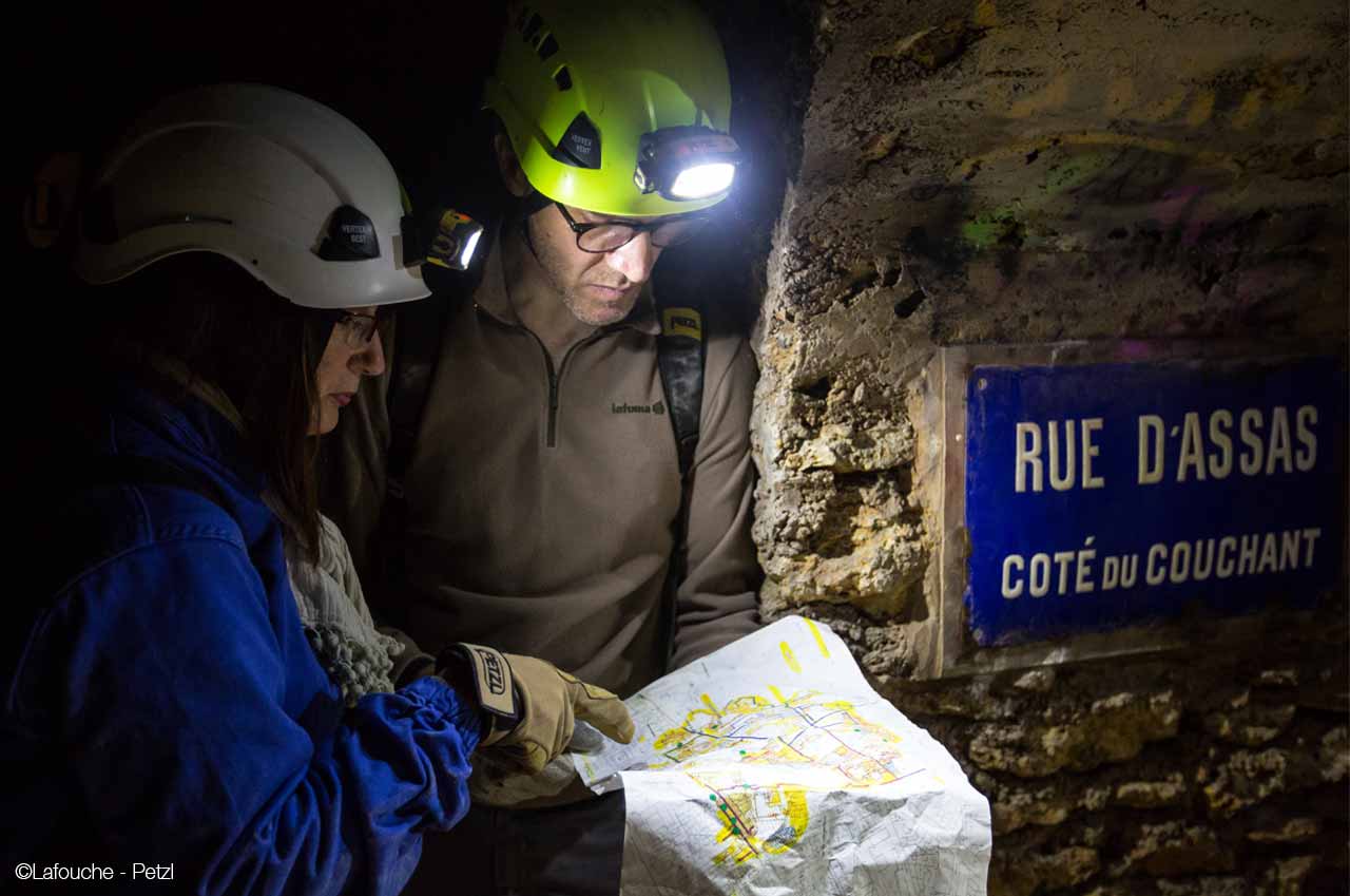 Изучение подземных туннелей под Парижем