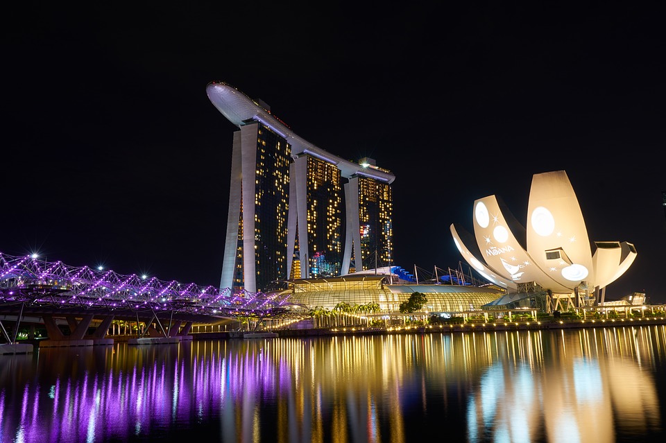 Ночной Сингапур 