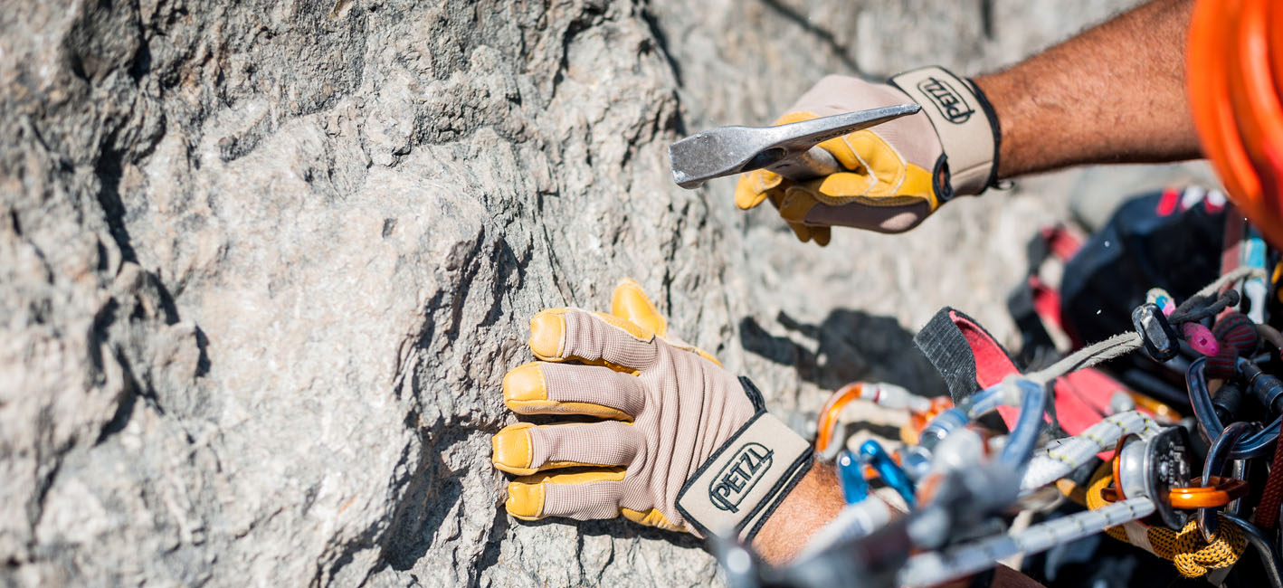 Перчатки кожаные Petzl CORDEX для работы с веревкой, для скалолазания и промышленного альпинизма
