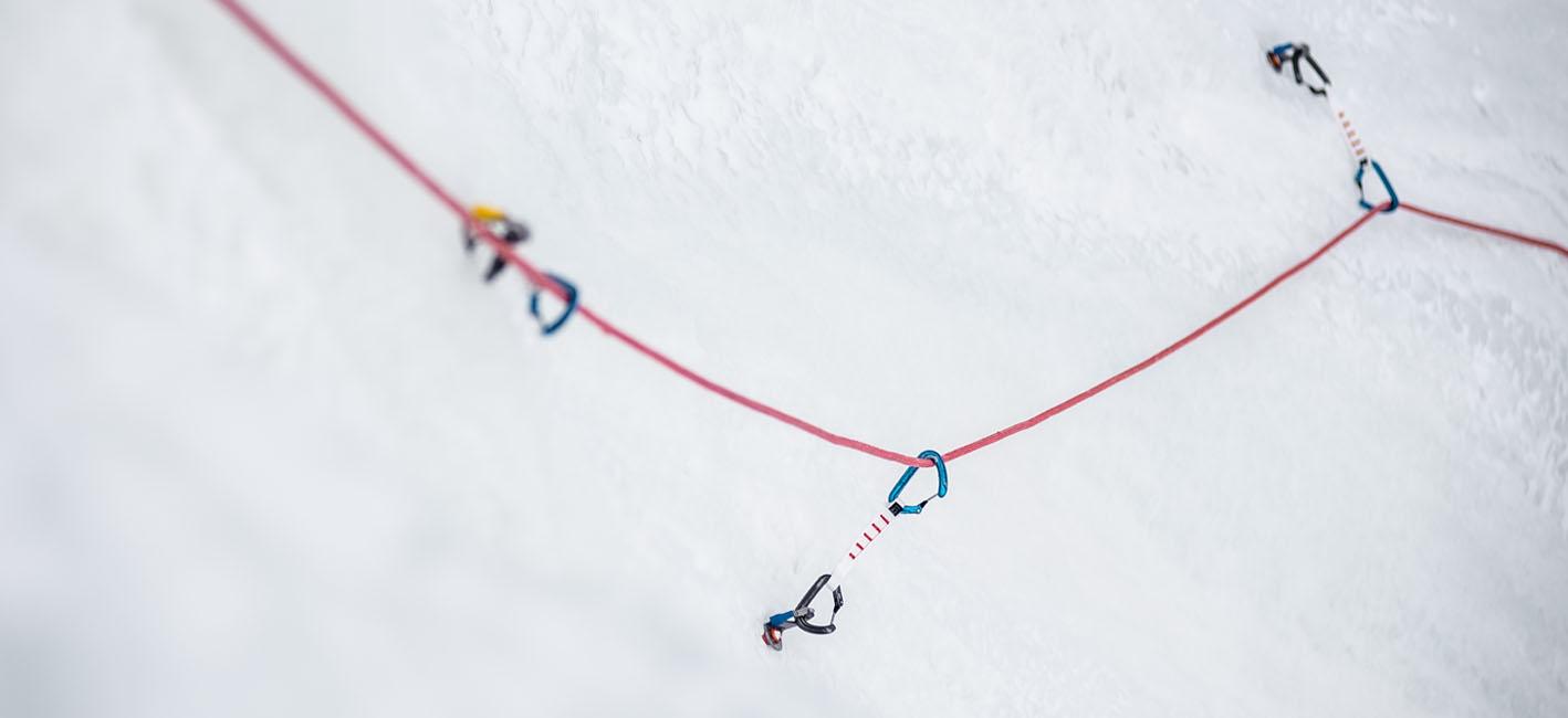 Легкие и долговечные оттяжки Petzl ANGE FINESSE для альпинизма и ледолазания