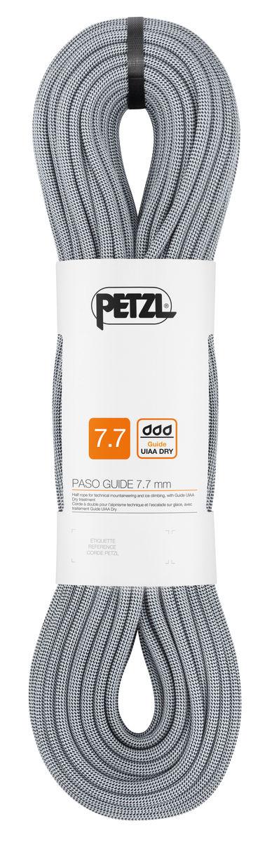 Двойная динамическая веревка PETZL PASO GUIDE 7.7 mm серая  PETZL