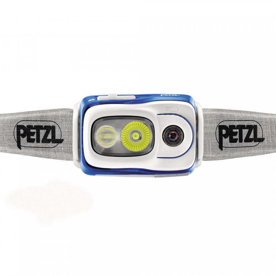 Удобный и легкий фонарь для бега SWIFT синий PETZL