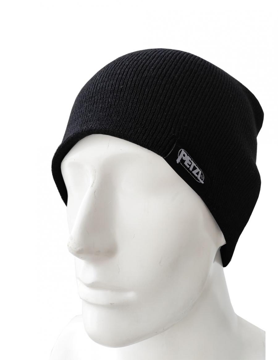 Стильная черная зимняя шапка PETZL